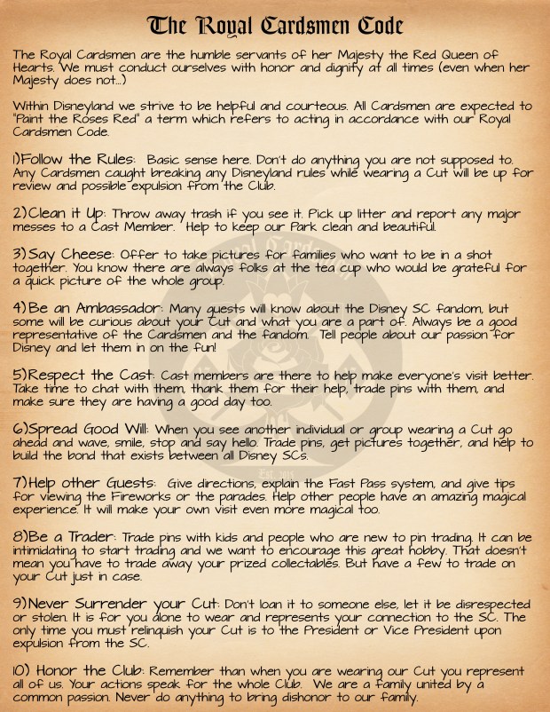 Royal Cardsmen Code 1